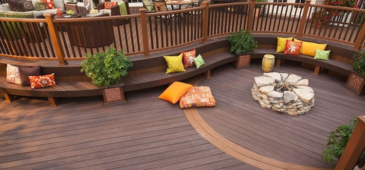 Gray TREX Decking in Vernon, CA