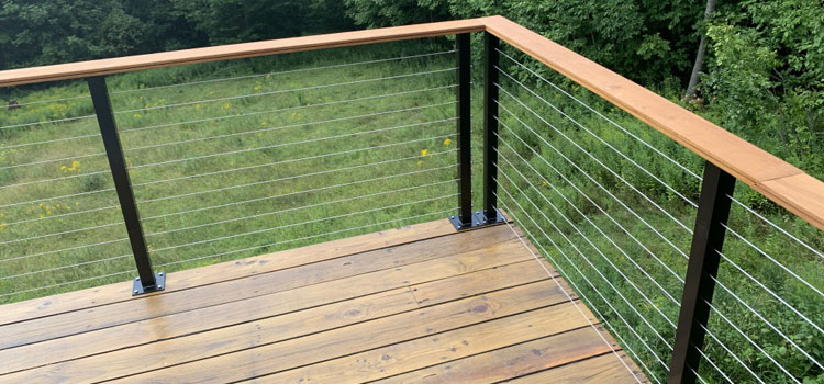 Installing Deck Cable Railing in Vernon, CA